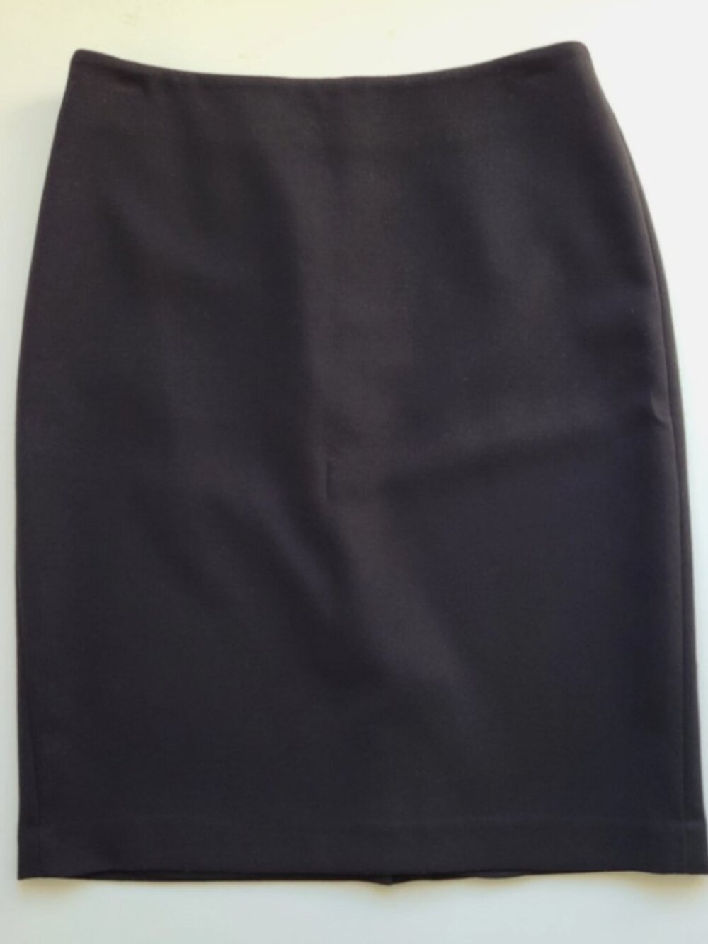 Talbots Skirt 6 Black Pencil Office Professional Business Knee Length Straight